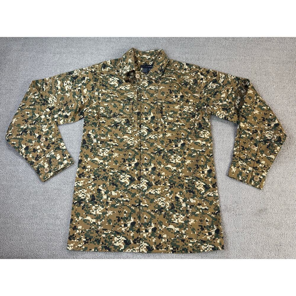 5.11 Tactical Series Shirt Jacket‎ Ripstop Camo Digital Woodland Mens Size XS